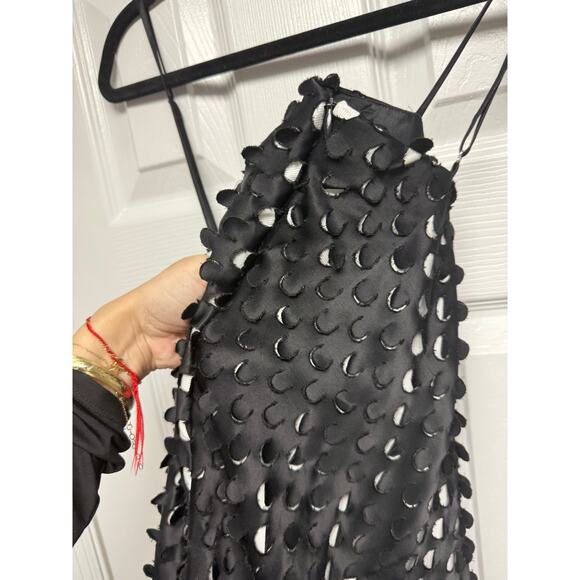 Helmet Lang Black Mini dress satin size 4 NWT - Picture 7 of 10